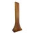 Late 20th Century Handmade Tall Modern Tapered Style Wooden Bud Vase Signed MM For Sale