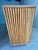 Brown 1970s Crespi-Style Stacked Rattan Lowboy Chest of Drawers For Sale - Image 8 of 12