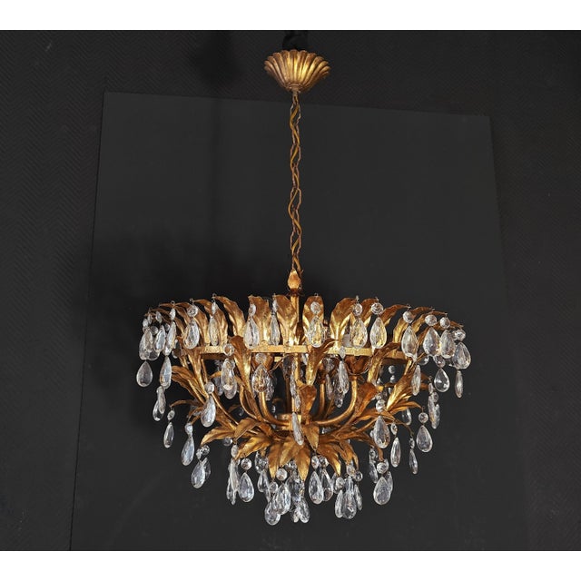 Vintage Italian Chandelier from Banci Firence For Sale - Image 10 of 10