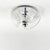 Stunning glass ceiling light/flush mount 'wave' model (also called 'futura') designed by koch & lowy for peill & putzler...