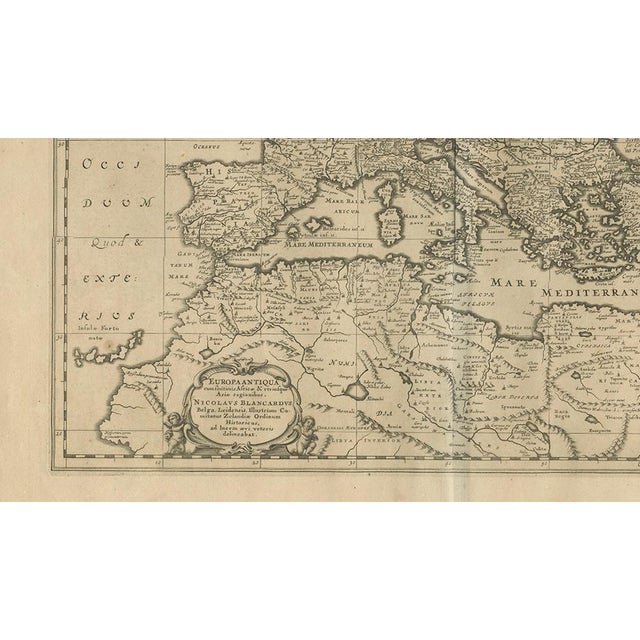 Antique Europe Map, 1652 For Sale - Image 6 of 9