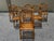 Mid-Century Modern 1990s Boho Chic Rattan Burnt Finish Folding Dining Chairs - Set of 10 For Sale - Image 3 of 15