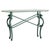 Vintage French Neoclassical Horse Motif Iron Console Table For Sale