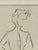 Black Berthe Duquaine, Sketches, 1951, Pencil on Paper, Framed For Sale - Image 8 of 18