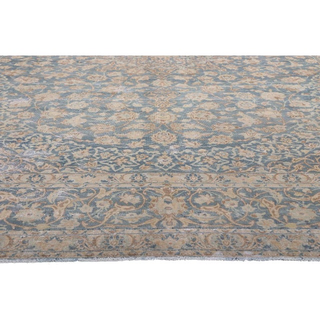 Early 20th Century Antique Persian Tabriz Rug, 08'09 X 12'00 For Sale - Image 4 of 10