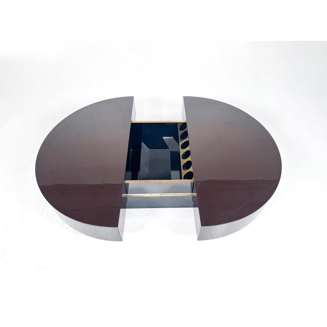 Coffee Table attributed to Jean Claude Mahey, 1970s For Sale - Image 6 of 7