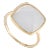 4.28 Ctw Bezel Set Chalcedony Gemstone Rings in 14k Solid Yellow Gold Size 9 For Sale