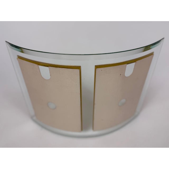 Wood Modern Italian Curved Vanity Picture Frame from Formano, 1960s For Sale - Image 7 of 8