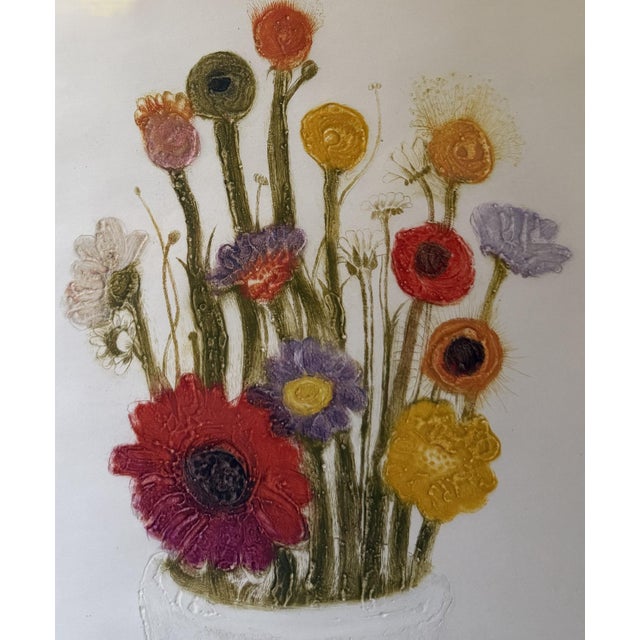 Limited Edition Signed Engraving by Vicente Gandia of Mexico For Sale - Image 4 of 9