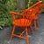 1980s Pair of Metal Windsor Bowback Arm Chairs For Sale - Image 10 of 11