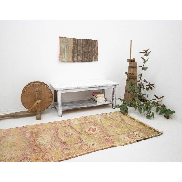 Faded Vintage Herki Runner For Sale In Los Angeles - Image 6 of 7