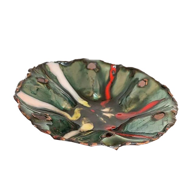 Italian Copper Bowl from Studio Laurana Rame D'Arte, 1960s For Sale