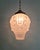 Art Deco Pendant Light in Frosted Clear Glass, 1930s For Sale - Image 13 of 15