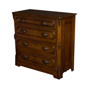 French Walnut Chest of Drawers, 1890s