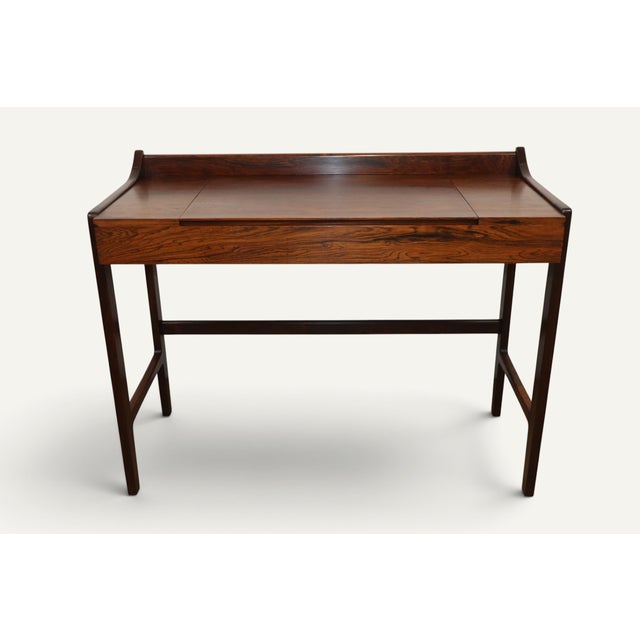 Danish Dressing Table with Retractable Mirror 1960s For Sale - Image 4 of 18