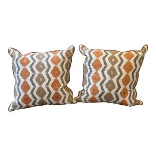 Barclay Butera Throw Pillows, Pair For Sale