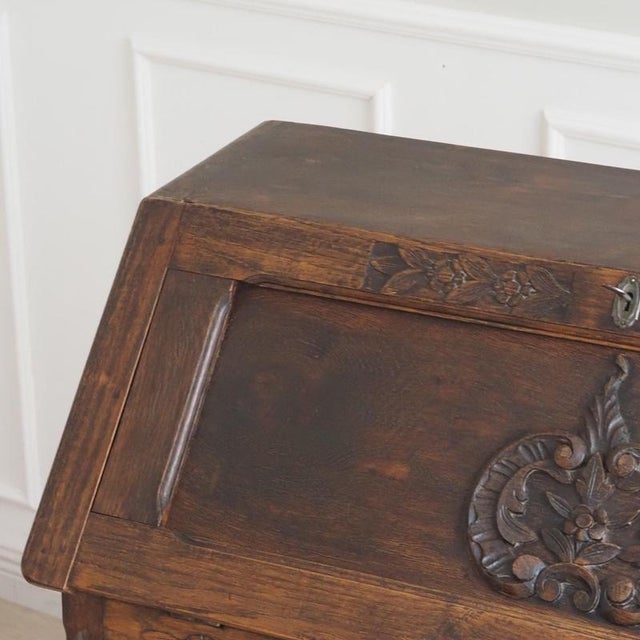 Antique French Louis XV Style Writing Desk, 1920s For Sale - Image 10 of 17