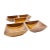 Mid-Century Modern Geometric Wooden Bowls - 5 Pieces For Sale - Image 4 of 4
