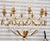 1990s Large Neoclassical Style Giltwood & Metal Cha For Sale - Image 5 of 12