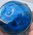 Early 20th Century French Blue Glass Apple Trinket Box Circa 1930s For Sale - Image 5 of 8