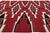 Modern Navajo Style Southwest Wool Rug - Crimson Red & Geometric Diamond Motif For Sale - Image 12 of 12