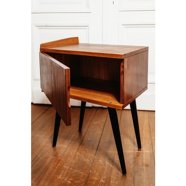 Wood Vintage Side Table, 1960s For Sale - Image 7 of 8