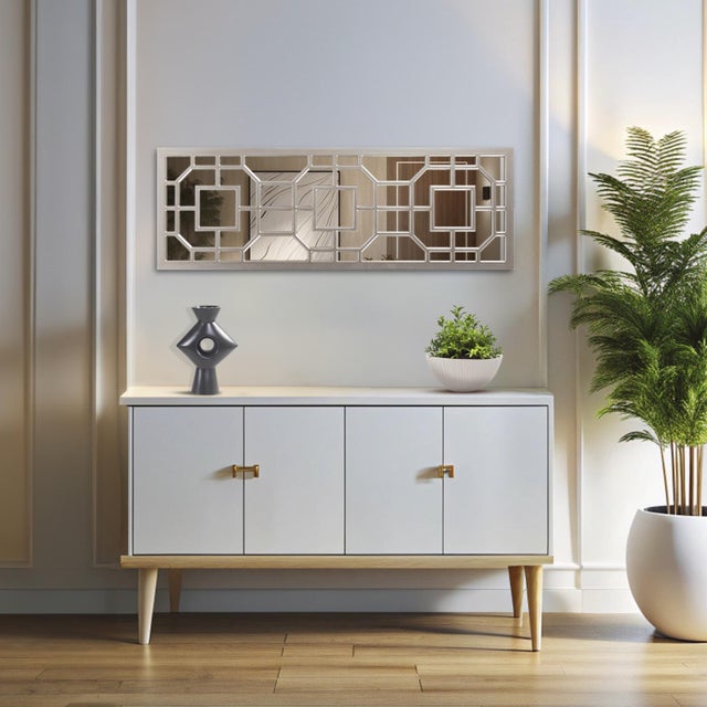 Aldrich Mirror- Champagne For Sale - Image 10 of 11