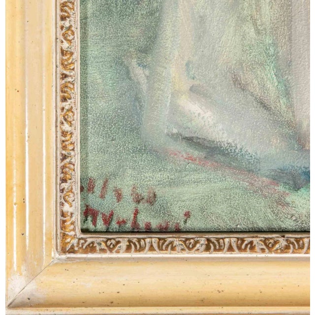 Miloslava Vrbova-Štefková, Juliet in Prayer, Oil Painting, Mid-20th Century For Sale - Image 3 of 6