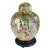 Vintage Hand Painted Chinese Export Ginger Jar With Lid For Sale