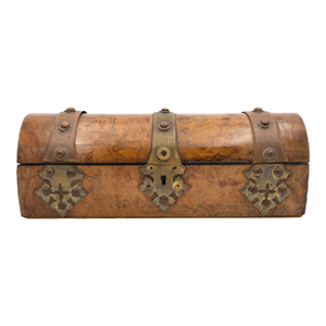 Mid 19th Century Victorian Burr Walnut Glove Box
