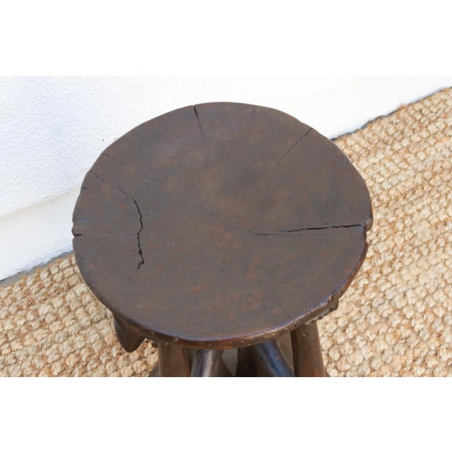 Tribal Songye Figwal Carved Stool For Sale In Los Angeles - Image 6 of 10