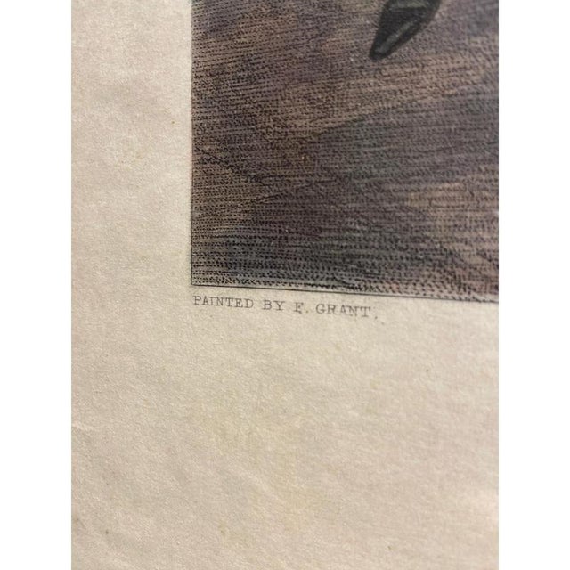 Paper Francis Grant, The Melton Breakfast, 1839, Engraving, Framed For Sale - Image 7 of 10