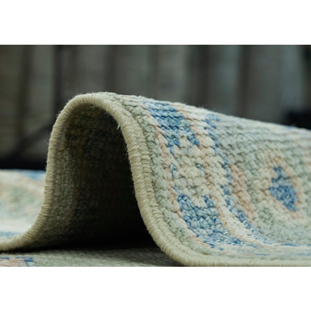 Textile Turkish Oushak Runner Rug 2'10" x 16'1" #17902 For Sale - Image 7 of 8
