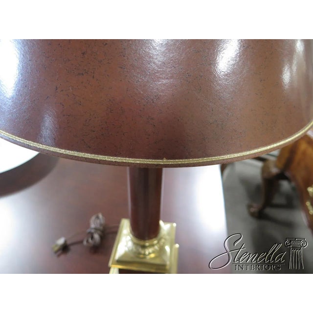 Stiffel Stiffel Brass & Faux Finish Lamp For Sale - Image 4 of 6