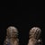 Pair of Vintage Cloisonné Enamel Guardian Lions – Gilt Bronze Foo Dogs, Blue Ground For Sale In Los Angeles - Image 6 of 9