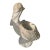 Vintage Cast Stone Pelican Garden Planter Statue For Sale