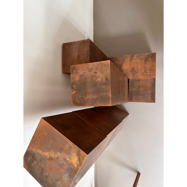 Paul Kelley, Magnetic Copper Cubes, 2000s, Copper, Set of 10 For Sale - Image 6 of 12