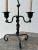Antique Forged Iron Twisted Candelabra, Circa Early 19th Century For Sale In New York - Image 6 of 12