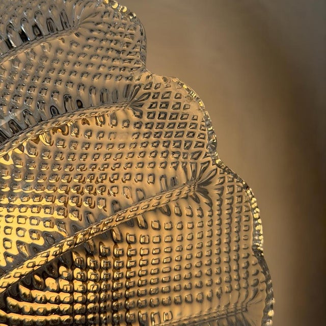 Vintage Leaf Wall Light by Fritz Kurz for Orrefors, Sweden, 1970s For Sale - Image 14 of 18