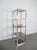 Brown Chrome and Glass Freestanding Shelf in the style of Milo Baughman, Germany, 1970s For Sale - Image 8 of 18