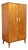 Mid Century Modern Teak Wardrobe Armoire by Alfred Cox Danish Style For Sale