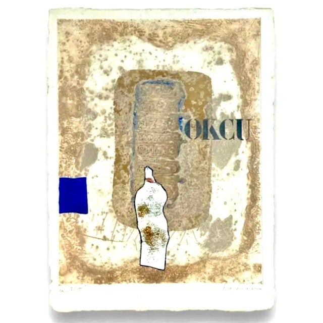 Sculpture Materials James Coignard, French Pop Art Modernist Textured Carborundum Etching Abstract James Coignard, c. 20th century For Sale - Image 7 of 10