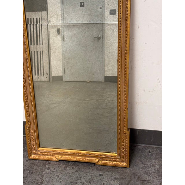 Neoclassical Giltwood Wall Mirror, Antique For Sale - Image 9 of 12