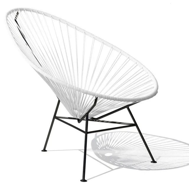 White Acapulco Chair by OK Design For Sale - Image 4 of 7