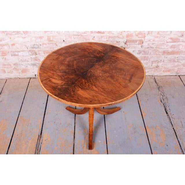 Biedermeier Coffee Table in Walnut, Austria, 1830s For Sale - Image 6 of 13