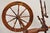 Traditional Antique Canadian Country Primitive Pine Wood Colonial Wooden Spinning Wheel For Sale - Image 3 of 12
