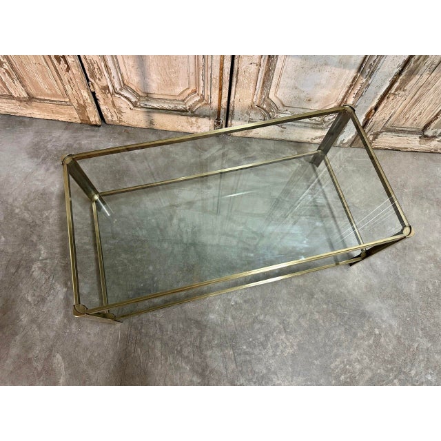 Vintage Bronze Coffee Table, 1970 For Sale - Image 6 of 12