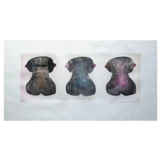 André François, Three Women, Etching, 1980s For Sale