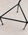 Black Mid-Century Rattan Cane and Iron Bar Stool attributed to Dennis Lennon, 1950s For Sale - Image 8 of 9