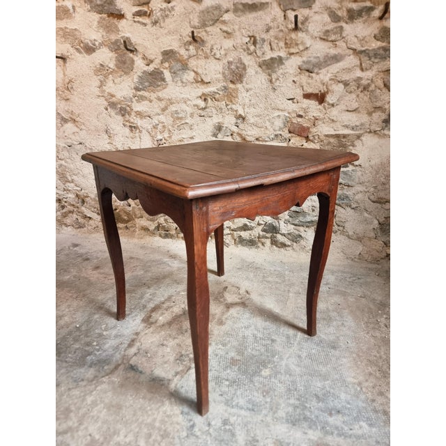 18th Century Provincial Louis XV Oak Side Table For Sale - Image 12 of 14
